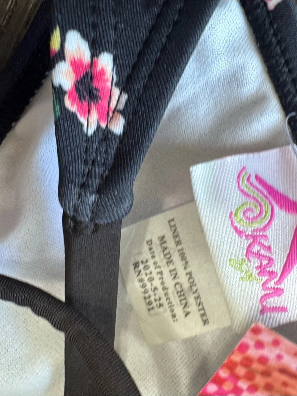 NWT Skye Girls Floral Ruffle Bikini Set size 10